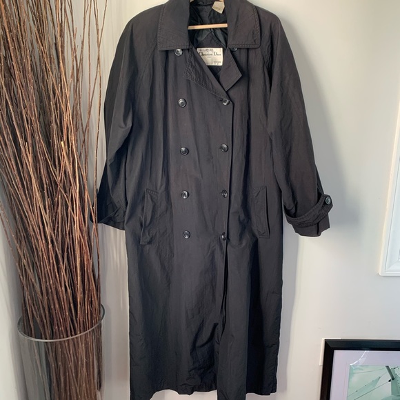 Dior Jackets & Blazers - Christian Dior Coat Trench Nylon Size 14 W/ Flaws
